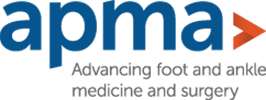 Logo Recognizing Coastal Podiatry Associates's affiliation with American Podiatric Medical Association