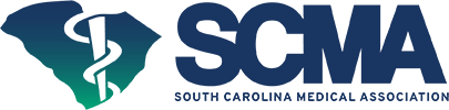 Logo Recognizing Coastal Podiatry Associates's affiliation with South Carolina Podiatric Medical Association