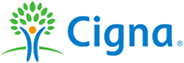 Logo Recognizing Coastal Podiatry Associates's affiliation with Cigna